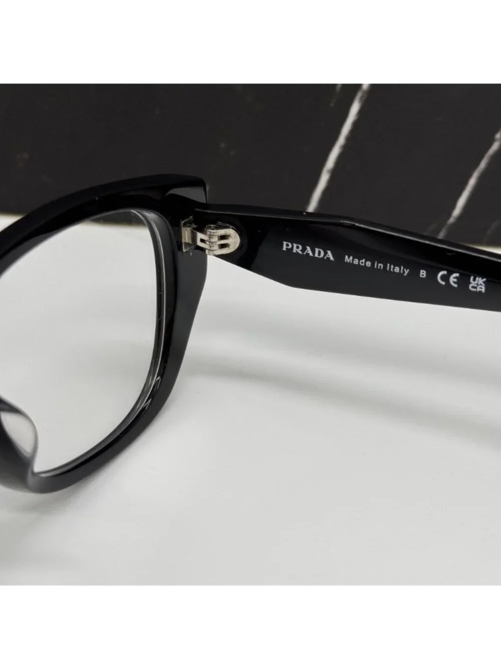 NEW PRADA PRA18VF 16K1O1 EYEGLASSES PR A18VF 16K1O1 BLACK WOMEN CAT EYE VPR A18V